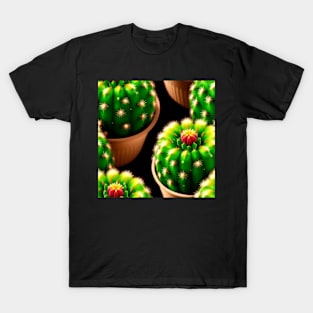 Just a Cactus Pattern T-Shirt